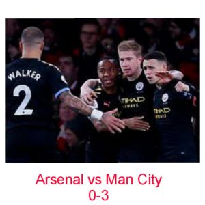 Arsenal vs Manchester City 0-3 Highlights