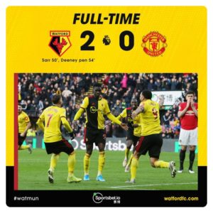 Watford vs Manchester United 2-0 Highlights (Download Video)