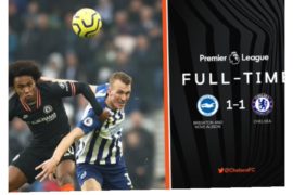 Brighton vs Chelsea 1-1 – Highlights (Download Video)