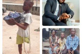Disabled Pure Water Seller Boy Get Scholarship From Dr. Ifeanyi Odii