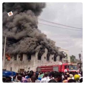 Video: Fire Outbreaks At Dugbe Market In Ibadan