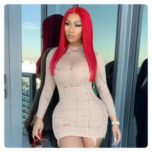 Fans React As Nicki Minaj Posted A New Picture In Designer Outfit