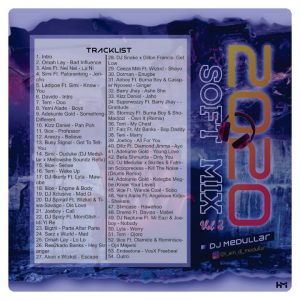 Tracklist of DJ Medullar new mixtape tagged 2020 Soft Mix (Vol. 2)