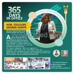 One Year In Office: NYP Member Celebrates Hon TOLU Akande Sadipe & others