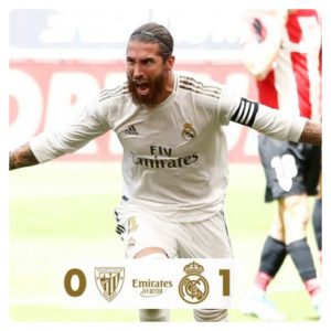 Sergio Ramos scored again on Athletic Bilbao vs Real Madrid match