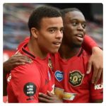 Greenwood celebrate with Aaron in Man United vs Bournemouth match