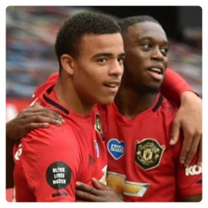 Greenwood celebrate with Aaron in Man United vs Bournemouth match