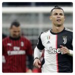 Christiano Ronaldo and Ibrahimovic in Ac Milan vs Juventus Match