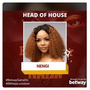 Nengi emerged as first Big Brother Naija 2020 Lockdown edition