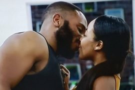 Kiddwaya And Erica Loved Up With A Mind Blowing Kiss (Video)