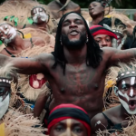 Burna Boy topless in Wonderful video