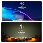 UEFA champions league and Europa League logo