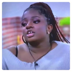 BBNaija lockdown housemate, Dorothy talking in the house