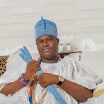 Ooni of Ife pose while talking about Big Brother Naija, BBNaija