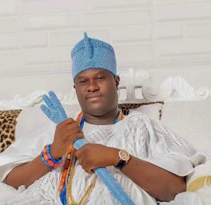 Ooni of Ife pose while talking about Big Brother Naija, BBNaija