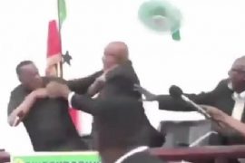 President & Vice President Fight Dirty In Public (Video)