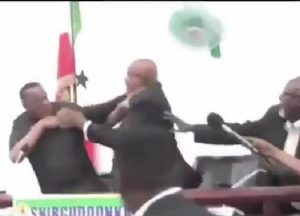 President & Vice President Fight Dirty In Public