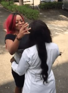 Lovely Moment Lucy And Ka3na Met After House (Video)