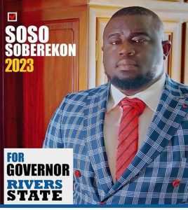 Music Executive, Soso Soberekon Joins 2023 Rivers State Governorship Race