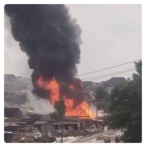 Massive Explosions Rock Ajuwon In Iju-Ishaga Lagos (Video)