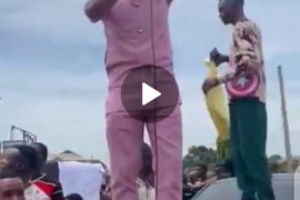 Nigerian Youth Parliament Member Led #EndSARS Protest In Ibadan (Video)