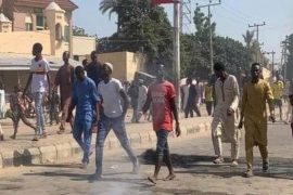 Massive Protest In Kano As 17yrs Old Boy Die In Police Custody (Video)