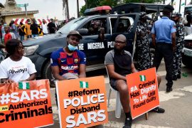 See Protesters Reaction After FG Dissolved SARS