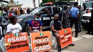 See Protesters Reaction After FG Dissolved SARS