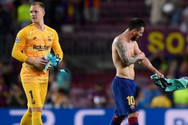 Barcelona Dressing Room Boils As Messi, Ter Stegen Fight