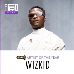 Wizkid as Headies 2021 Awards Artist of the year