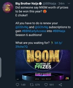 Big brother Naija season 6