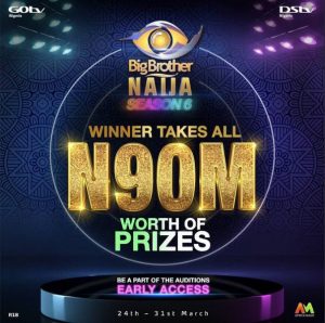 Bbnaija season 6 prizes to be won