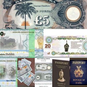 Biafra And Oduduwa Currency, Passport Hits The Internet (Photos)