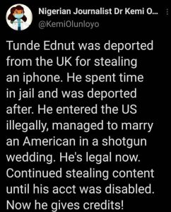 Kemi olunloyo post