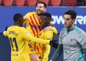 La Liga: Osasuna vs Barcelona 0-2 Highlights Download