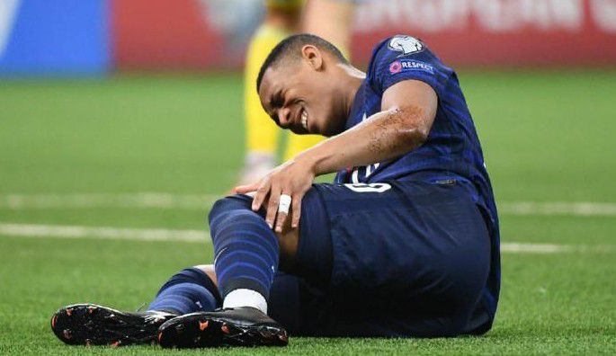 Manchester United player, Anthony Martial suffered an injury during international break