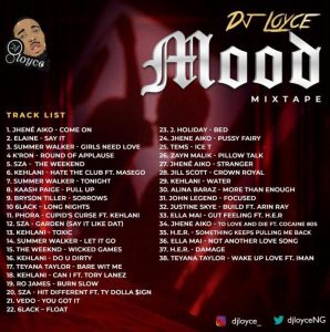 DJ Loyce - Mood Mixtape tracklist