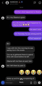 Peruzzi Reveals The Cause Of Obama DMW's Death