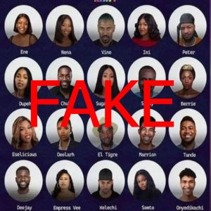 BBNaija Organizer Decries Fake Season 6 Housemate List