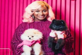 Watch DJ Cuppy Tongue Kissing Her Dog (Video)