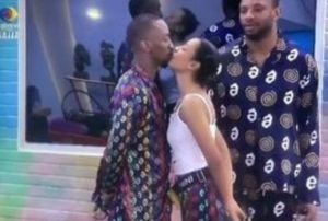 #BBNaija: Nini Warns Saga About Their Relationship In Big Brother's House