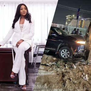 BBNaija: Erica Nlewedim Survives Ghastly Car Accident (Photos)