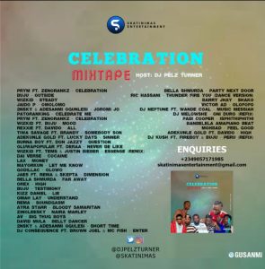 DJ Pelz Turner - Celebration Mixtape Tracklist