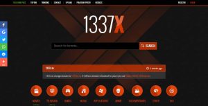 1337x Movies streaming and download site