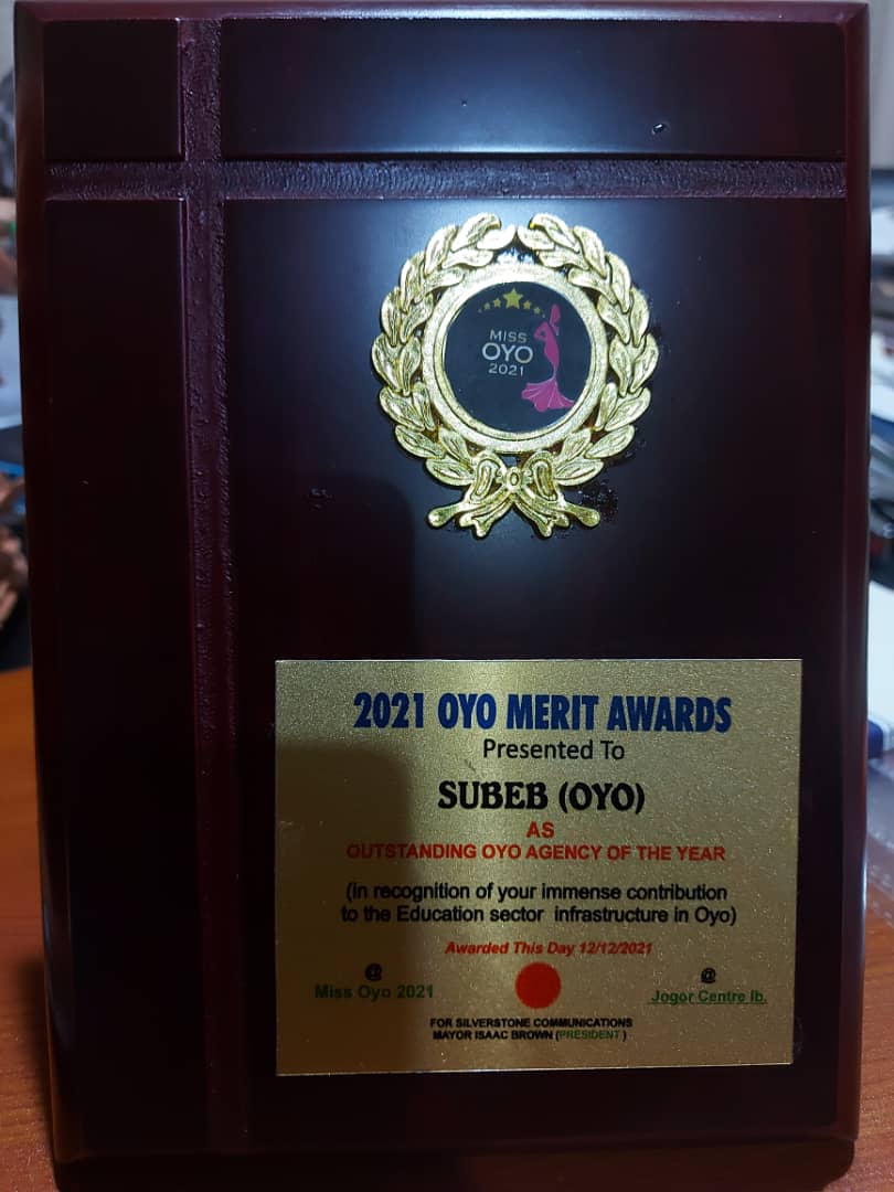 OYOSUBEB Wins Merit Award As Agency Of The Year