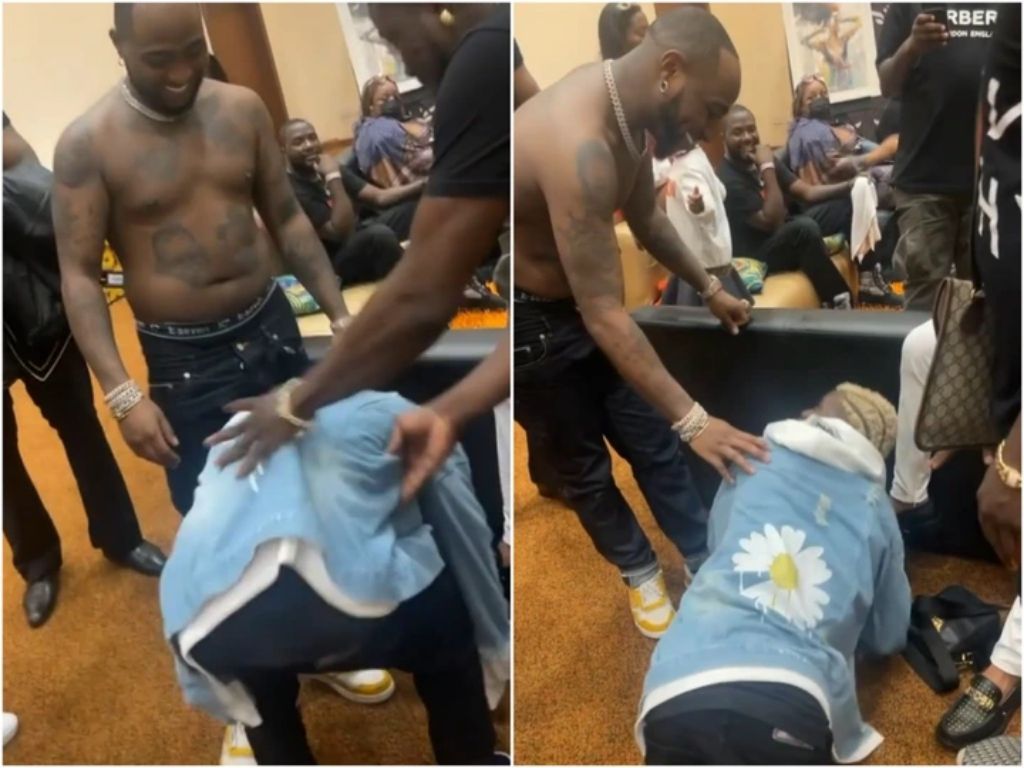 Moment Portable Zazoo Met Davido For The First Time (Video)