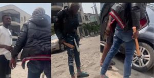 Moment Portable Carry Stick To Beat Kogbagidi As He Accuses The Promoter Of Ripping Him Off (Video)