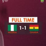 Nigeria vs Ghana 1-1 Highlights