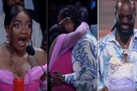 Reactions As Adekunle Gold Surprised Simi On Nigerian Idol Live Show (Video)