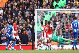 Arsenal vs Brighton & Hove Albion 1-2 Highlights (Download Video)